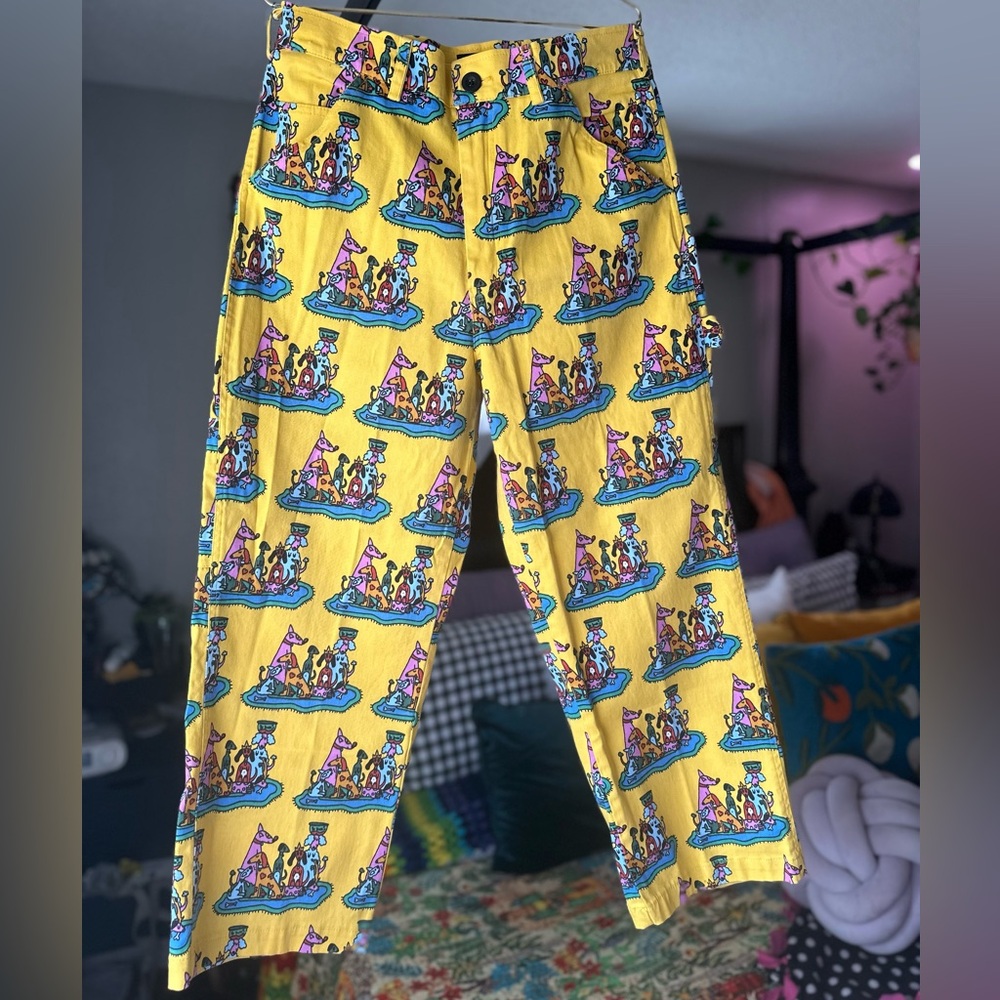 *****SOLD*****Nooworks Dog Party Painter Pant, Large, ECU